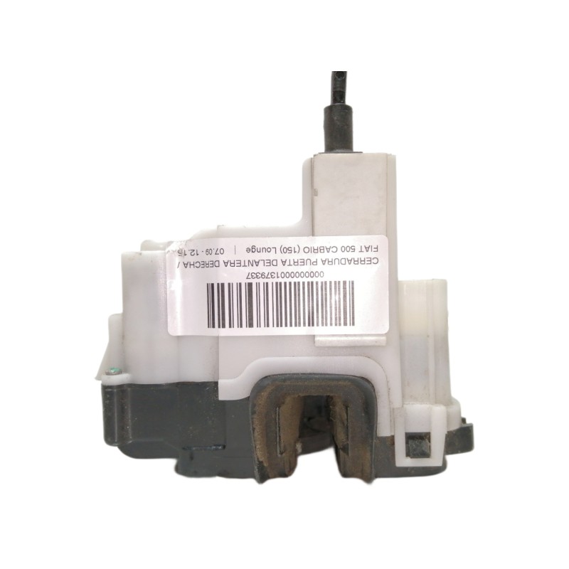 Recambio de cerradura puerta delantera derecha para fiat 500 cabrio (150) lounge referencia OEM IAM 51827593 51827594 