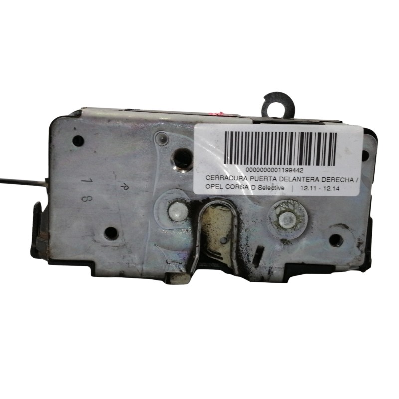 Recambio de cerradura puerta delantera derecha para opel corsa d selective referencia OEM IAM 13258274  