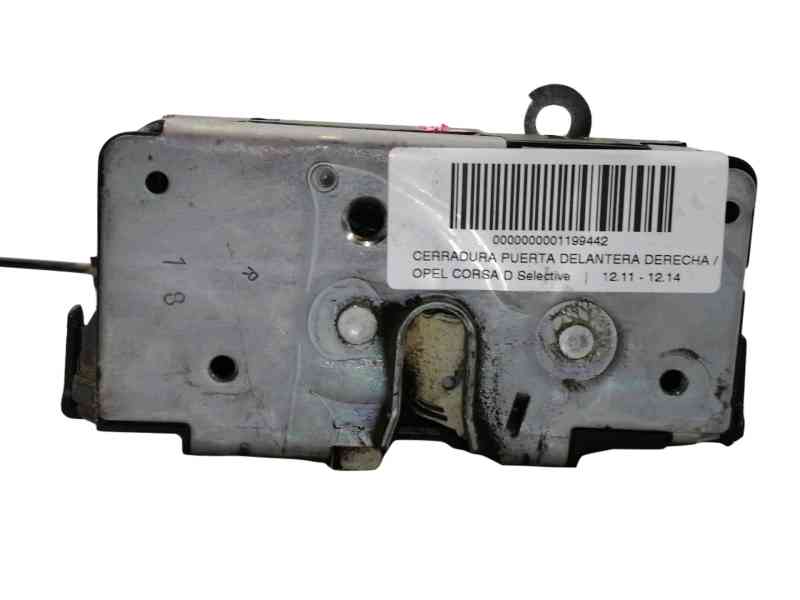 Recambio de cerradura puerta delantera derecha para opel corsa d selective referencia OEM IAM 13258274  