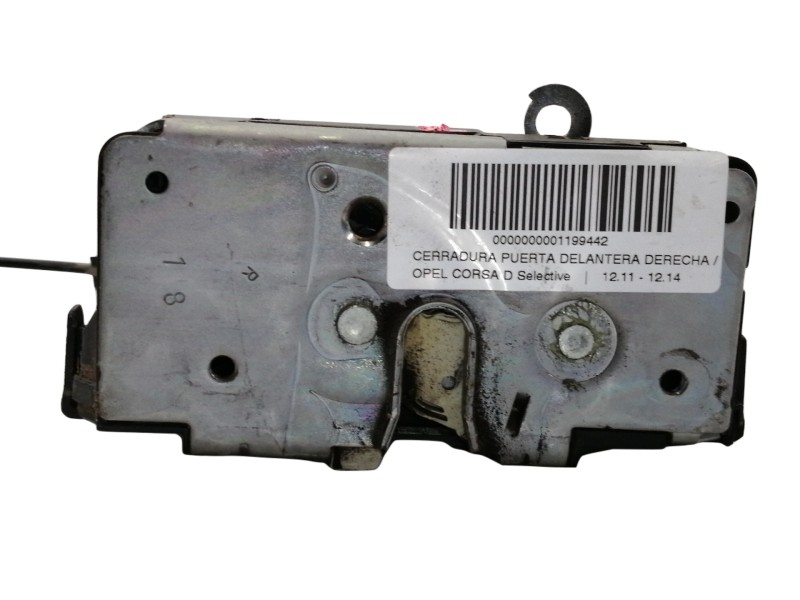 Recambio de cerradura puerta delantera derecha para opel corsa d selective referencia OEM IAM 13258274  
