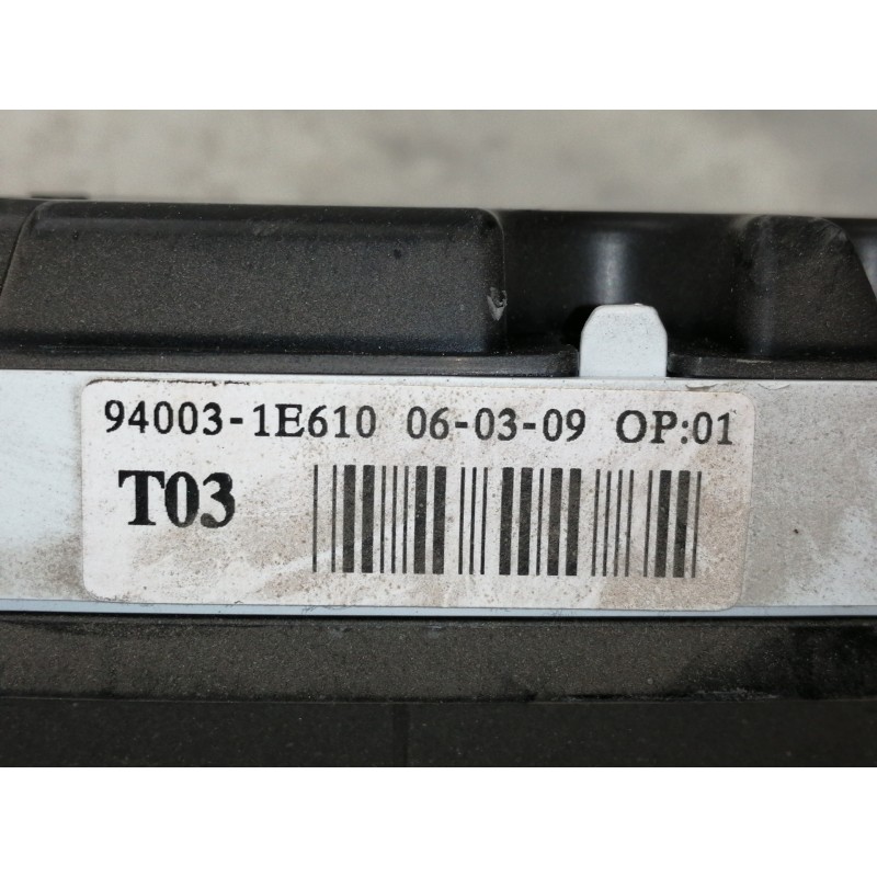 Recambio de cuadro instrumentos para hyundai accent (mc) 1.5 crdi cat referencia OEM IAM 940031E610  