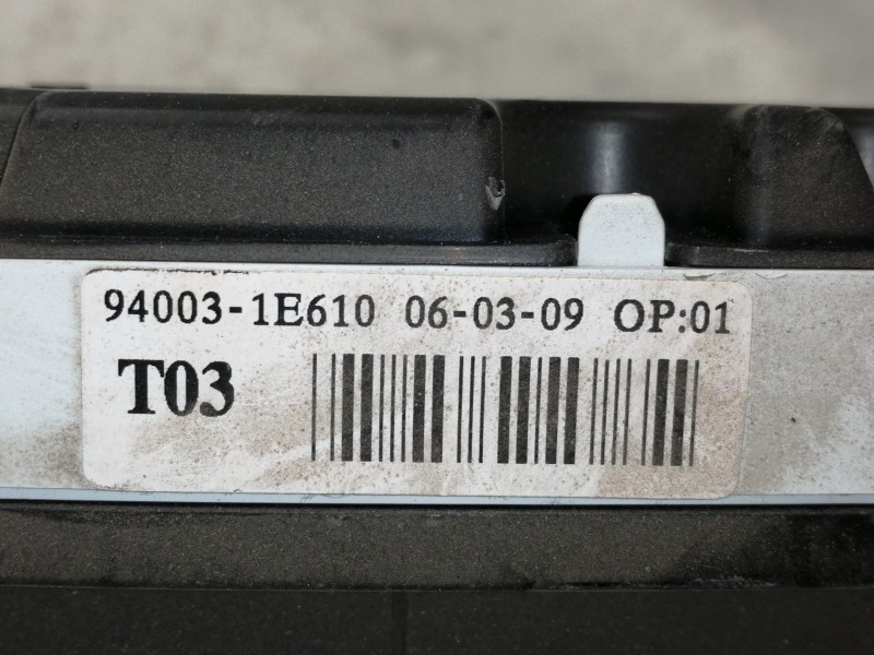 Recambio de cuadro instrumentos para hyundai accent (mc) 1.5 crdi cat referencia OEM IAM 940031E610  