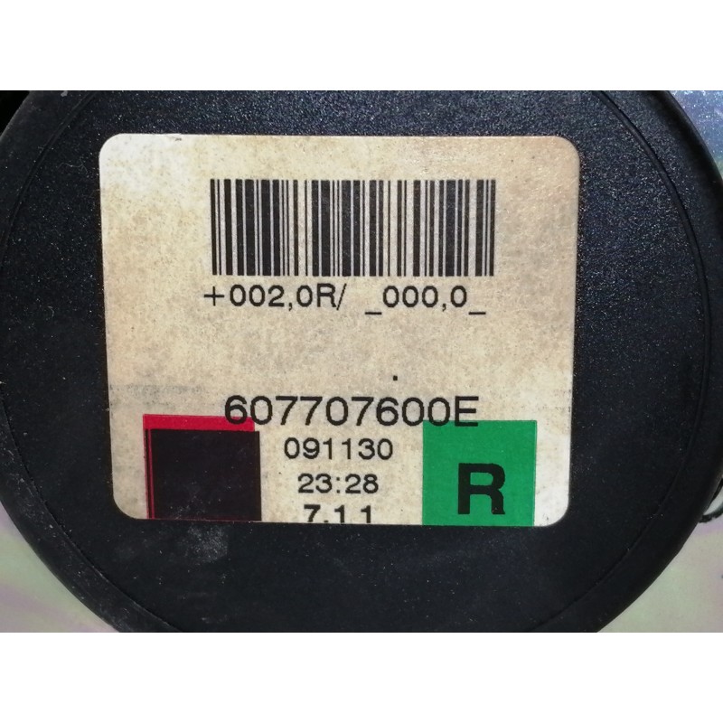 Recambio de cinturon seguridad delantero derecho para opel corsa d selective referencia OEM IAM 607707600E F13290245 091130 3 PU