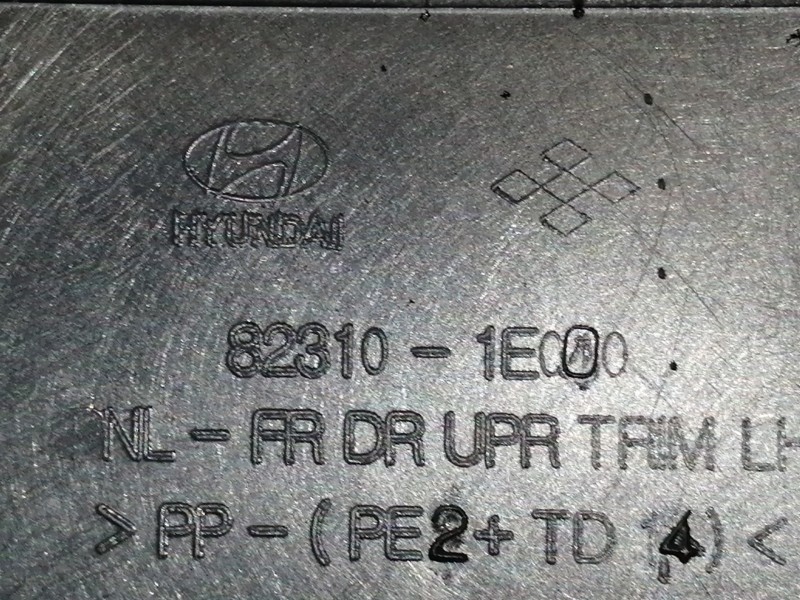 Recambio de guarnecido puerta delantera izquierda para hyundai accent (mc) 1.5 crdi cat referencia OEM IAM 823501E010 823101E010