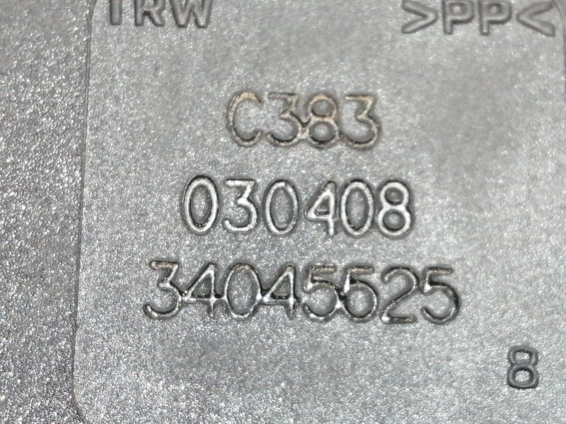 Recambio de enganche cinturon delantero izquierdo para fiat 500 cabrio (150) lounge referencia OEM IAM 34045525 030408 C383