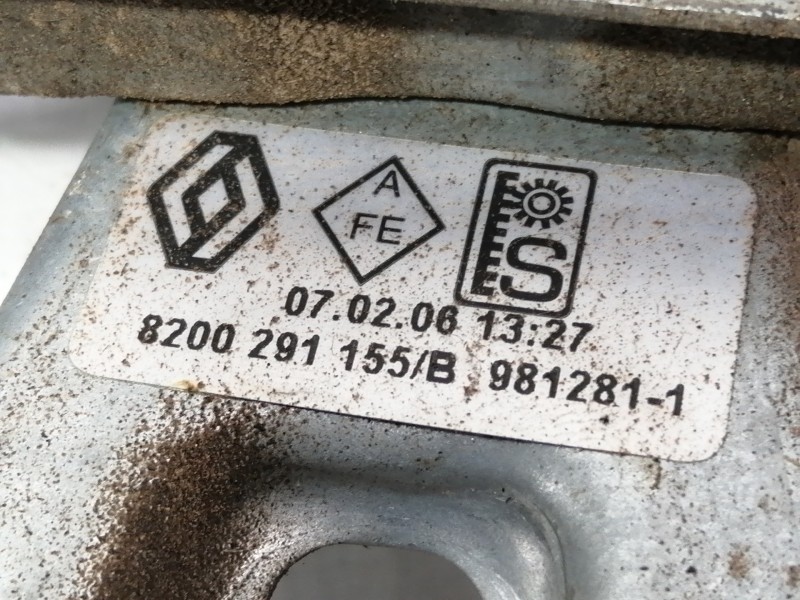 Recambio de elevalunas trasero derecho para renault clio iii confort dynamique referencia OEM IAM 8200291155B 8200291155 9812811