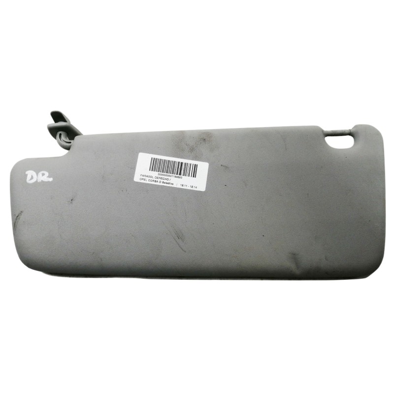Recambio de parasol derecho para opel corsa d selective referencia OEM IAM 010440018  