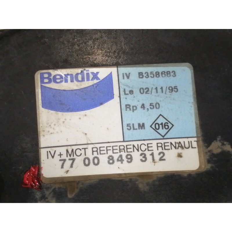 Recambio de servofreno para renault megane i berlina hatchback (ba0) 1.4e rn (baoe) referencia OEM IAM 7700849312  