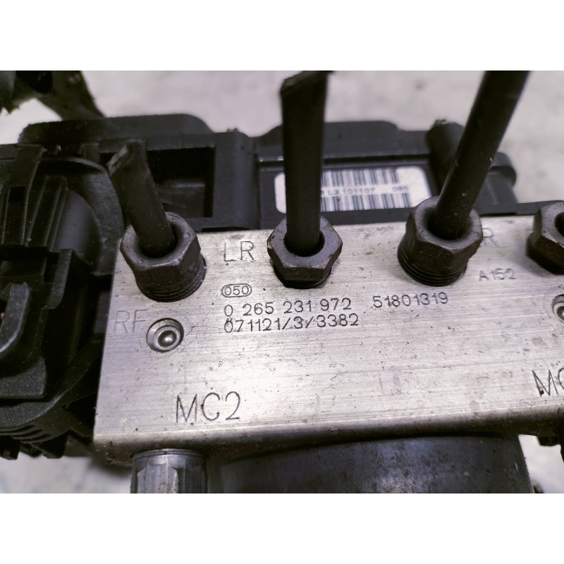 Recambio de abs para fiat nuova 500 (150) pop referencia OEM IAM 51801319 265231972 071121 5508L2 3382 085 101107 0265800648 