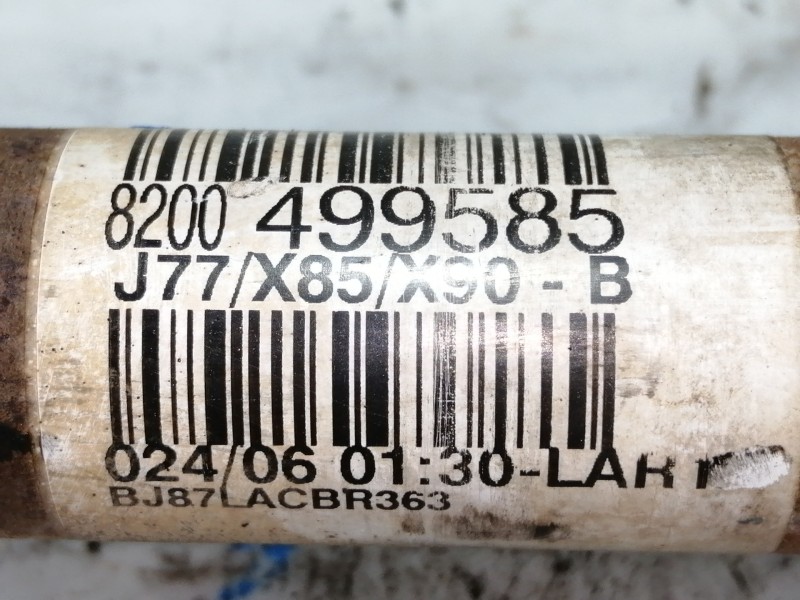 Recambio de transmision delantera izquierda para renault clio iii confort dynamique referencia OEM IAM 8200499585  