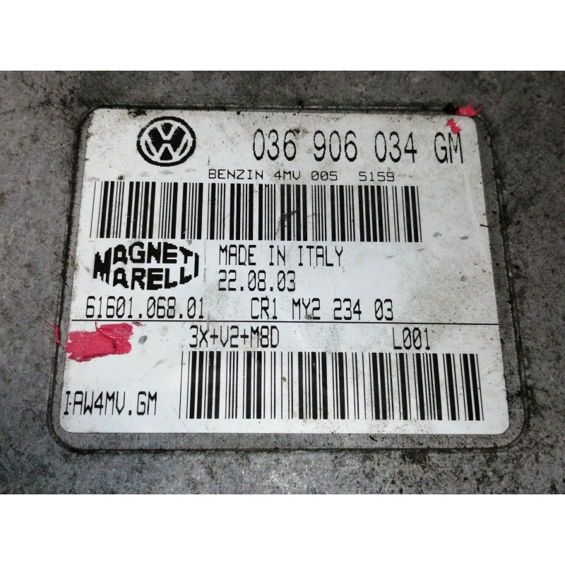 Recambio de centralita motor uce para seat ibiza (6l1) stella referencia OEM IAM 036906034GM  