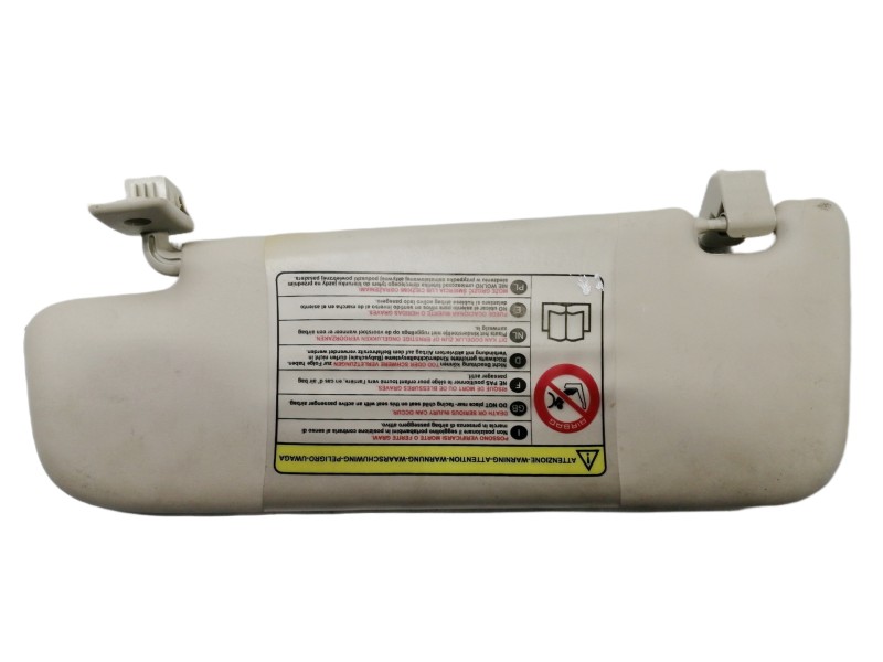 Recambio de parasol derecho para fiat 500 cabrio (150) lounge referencia OEM IAM D312C385  