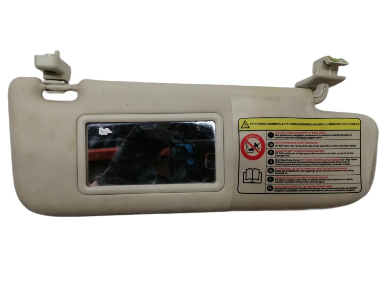 Recambio de parasol derecho para fiat 500 cabrio (150) lounge referencia OEM IAM D312C385  