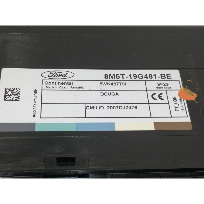 Recambio de modulo electronico para ford kuga (cbv) titanium referencia OEM IAM 8M5T19G481BE  