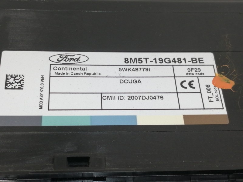 Recambio de modulo electronico para ford kuga (cbv) titanium referencia OEM IAM 8M5T19G481BE  
