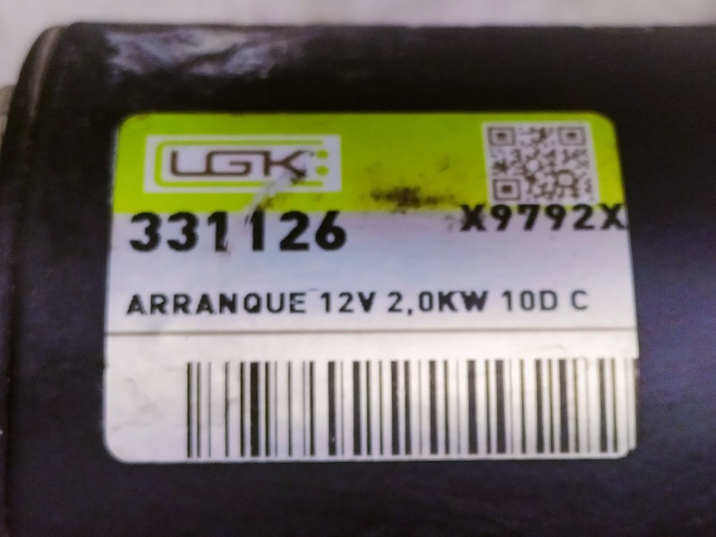 Recambio de motor arranque para seat toledo (1m2) select referencia OEM IAM 020911023F  