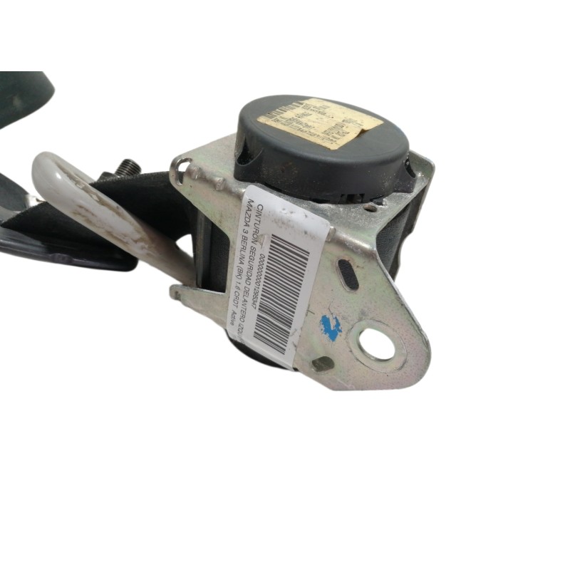 Recambio de cinturon seguridad delantero izquierdo para mazda 3 berlina (bk) 1.6 crdt active referencia OEM IAM 603157100  5 PUE