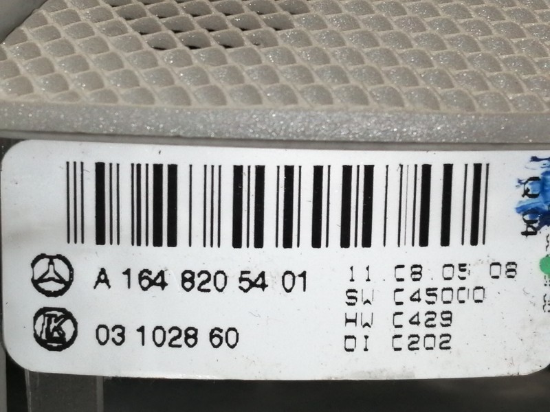 Recambio de luz interior para mercedes-benz clase m (w164) 320 / 350 cdi (164.122) referencia OEM IAM A1648205401 1648110207 