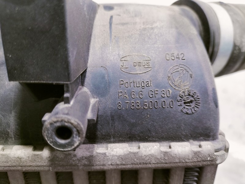 Recambio de intercooler para fiat nuova 500 (150) pop referencia OEM IAM 878350000 PA66GF30 C542 