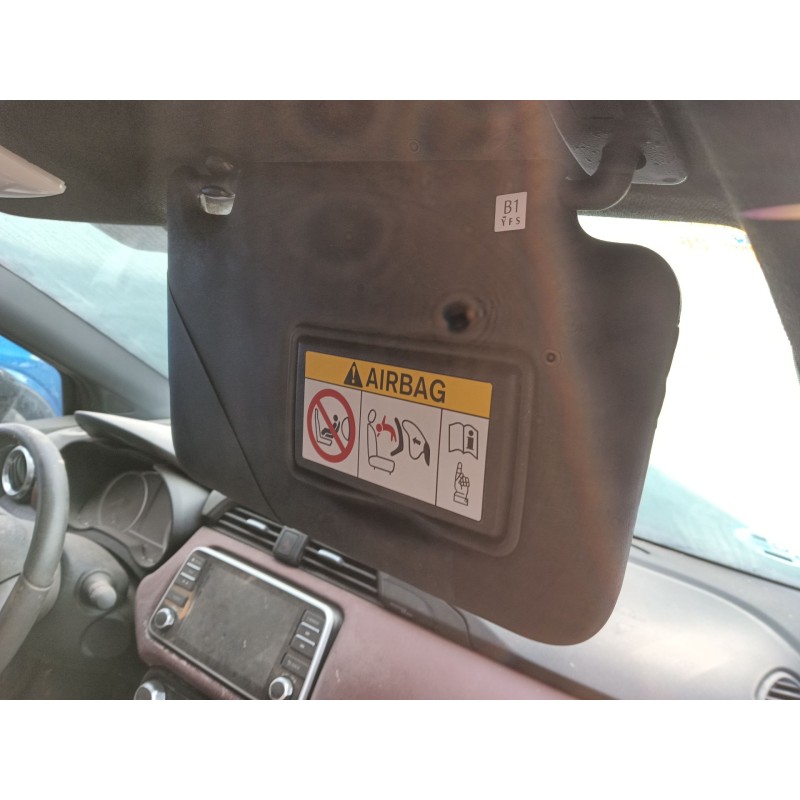 Recambio de parasol derecho para nissan micra v (k14) 1.0 ig-t 100 referencia OEM IAM   