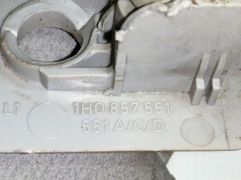 Recambio de parasol izquierdo para volkswagen golf iii berlina (1h1) gti referencia OEM IAM 1H0857551  