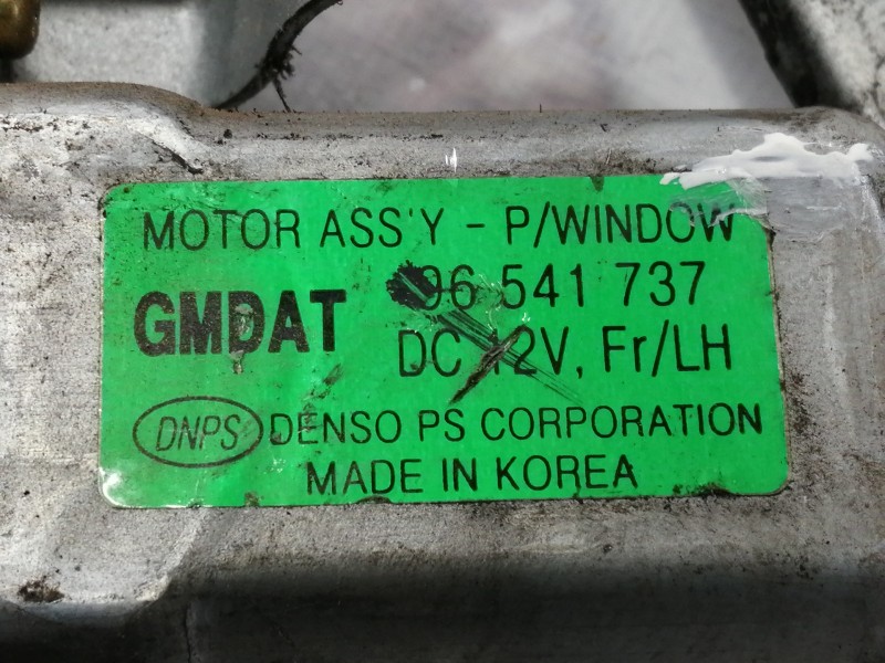 Recambio de elevalunas delantero izquierdo para chevrolet kalos 1.2 s (d/a) referencia OEM IAM 96541737  