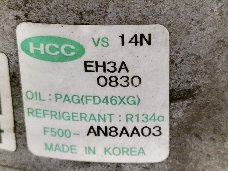 Recambio de compresor aire acondicionado para hyundai i30 classic referencia OEM IAM AN8AA03 977012H040 