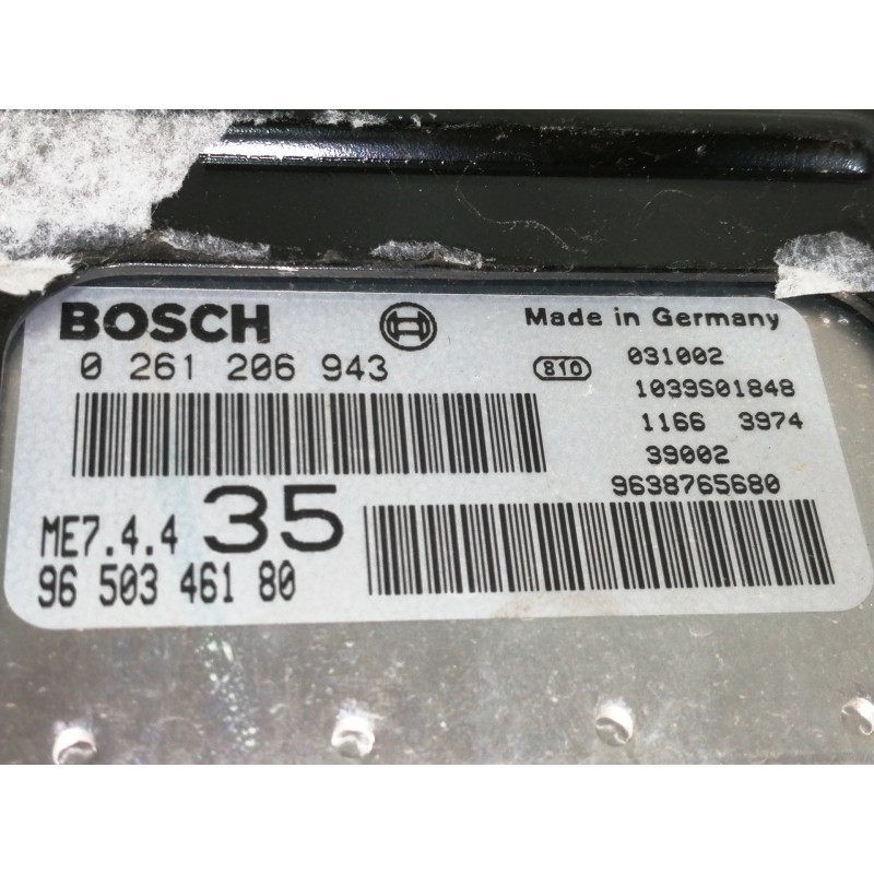 Recambio de centralita motor uce para peugeot 307 break / sw (s1) sw clim referencia OEM IAM 0261206943  
