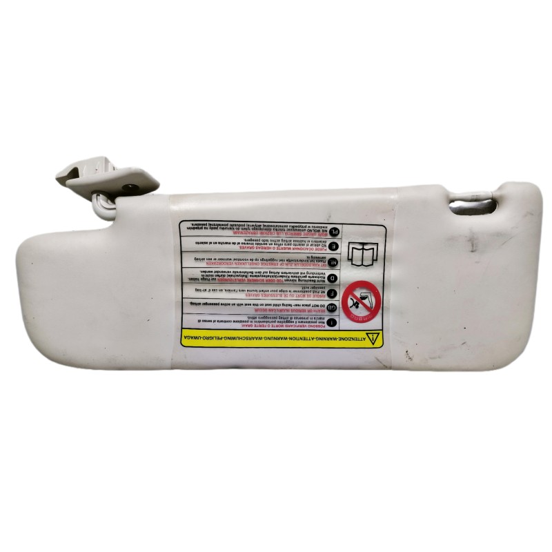 Recambio de parasol derecho para fiat nuova 500 (150) pop referencia OEM IAM D312C385  