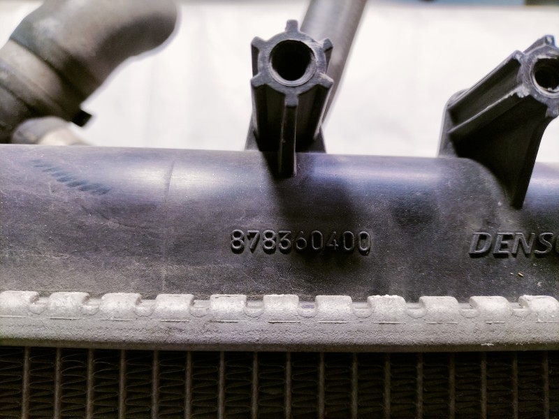 Recambio de radiador agua para fiat nuova 500 (150) pop referencia OEM IAM 878360300 879760300 PA66GF30 878360400 