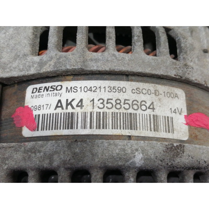 Recambio de alternador para opel corsa e business referencia OEM IAM AK413585664  