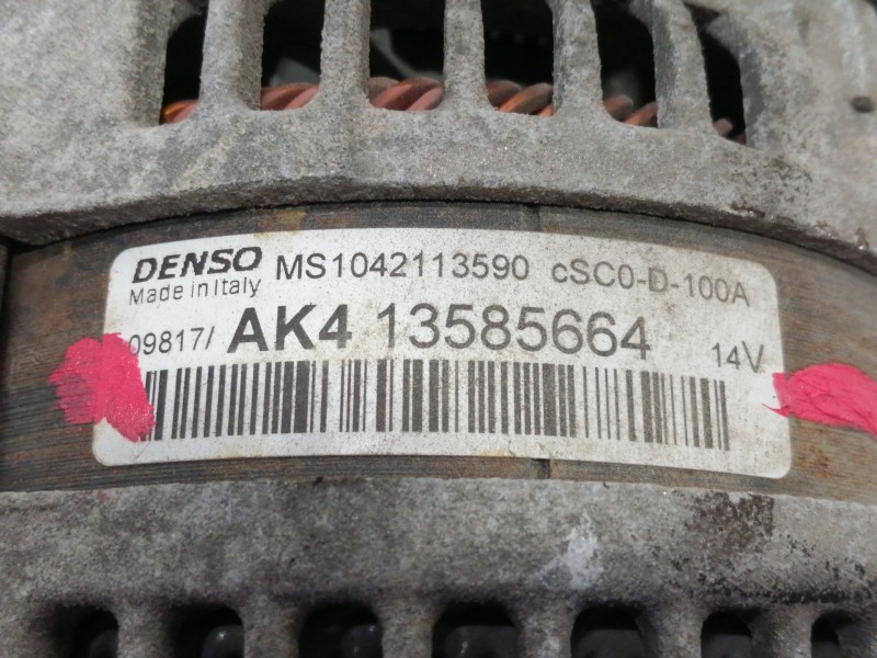 Recambio de alternador para opel corsa e business referencia OEM IAM AK413585664  