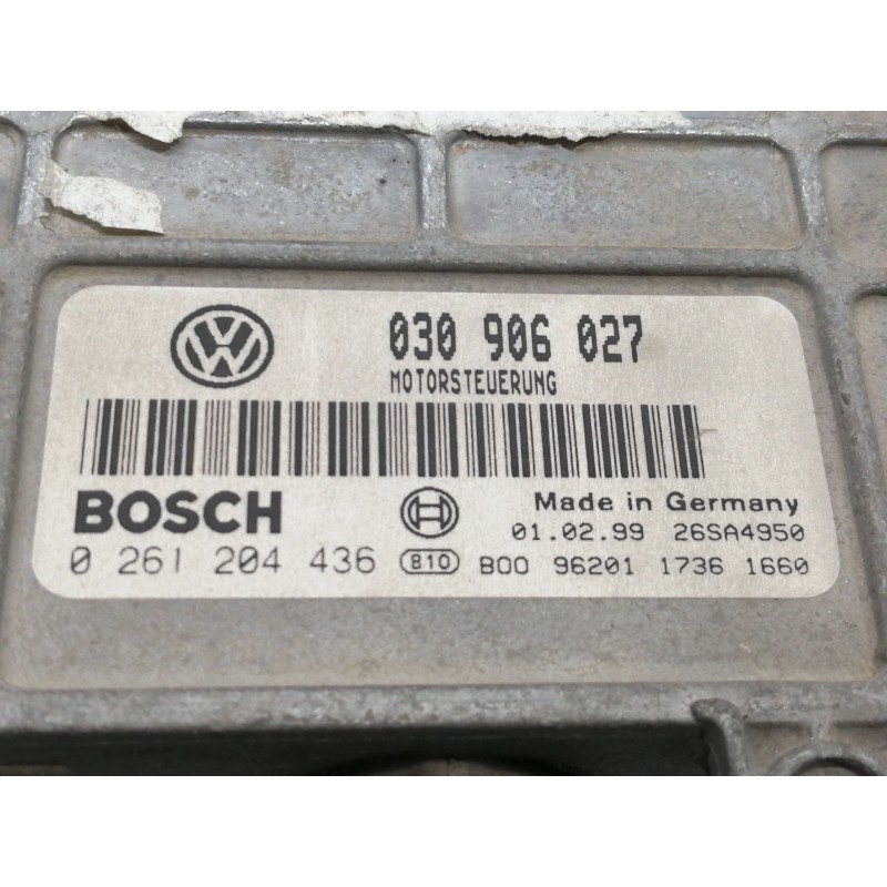 Recambio de centralita motor uce para seat arosa (6h1) stella referencia OEM IAM 030906027 0261204436 B009620117361660