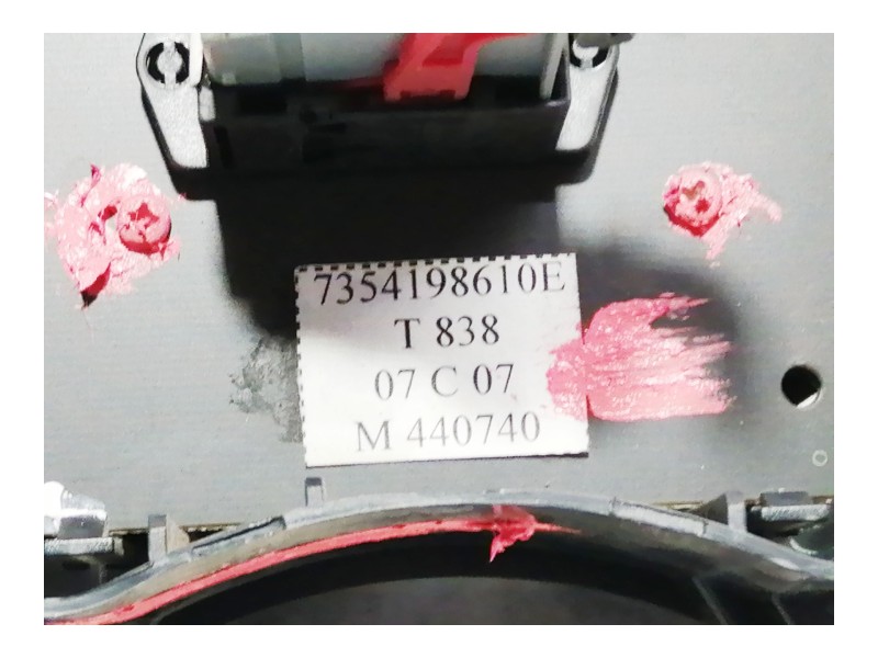 Recambio de warning para fiat doblo i cargo 1.3 jtd sx furgón referencia OEM IAM 7354198610E  