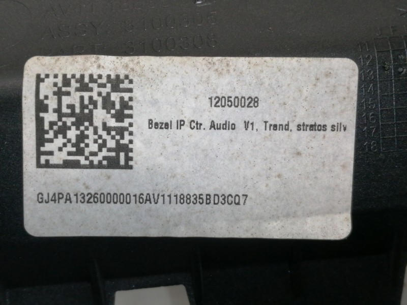 Recambio de rejilla aireadora para ford b-max trend referencia OEM IAM AV1118835 3100305 3100308