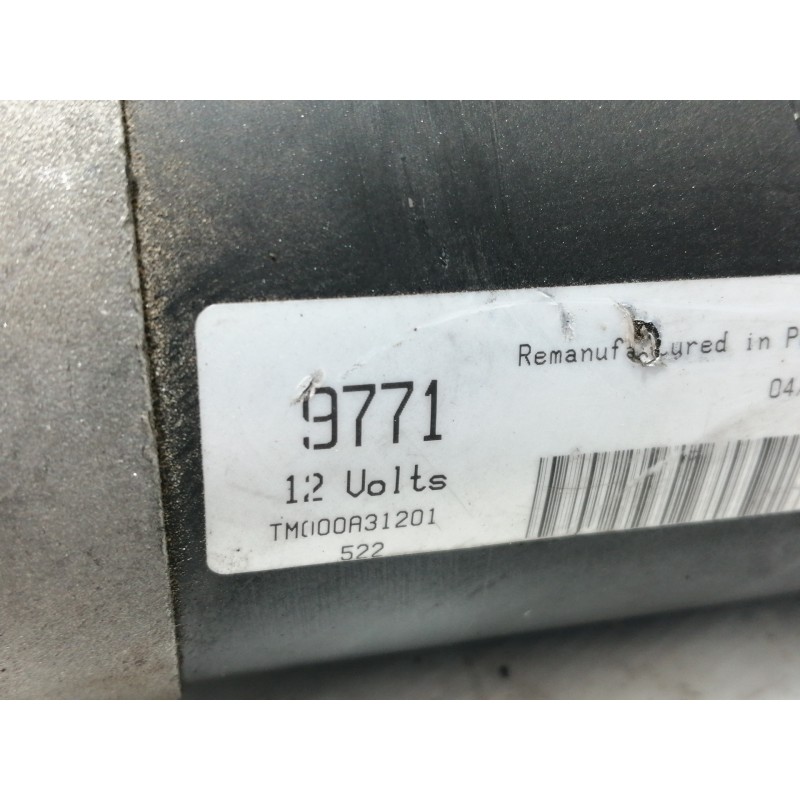 Recambio de motor arranque para hyundai matrix (fc) 1.5 crdi cat referencia OEM IAM TM000A31201 9771 