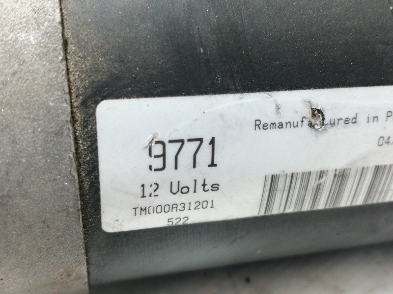 Recambio de motor arranque para hyundai matrix (fc) 1.5 crdi cat referencia OEM IAM TM000A31201 9771 