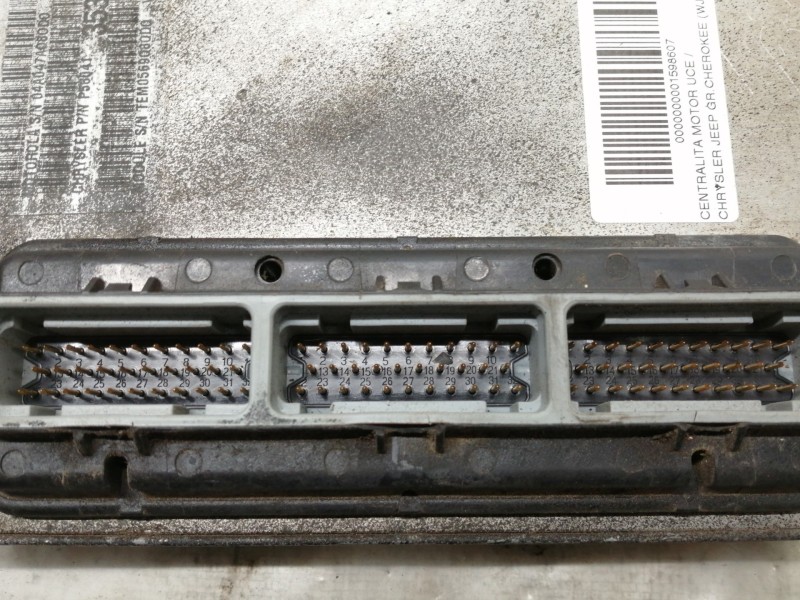 Recambio de centralita motor uce para chrysler jeep gr.cherokee (wj/wg) 3.1 td laredo referencia OEM IAM P56041353AG 04A047A080D