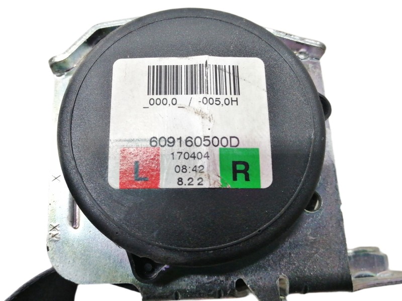 Recambio de cinturon seguridad trasero derecho para opel corsa e business referencia OEM IAM 609160500D  