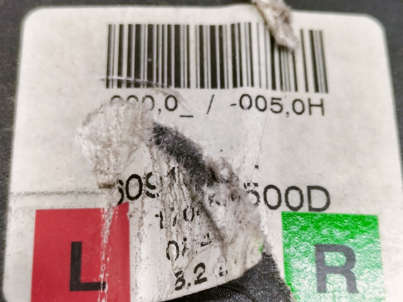 Recambio de cinturon seguridad trasero izquierdo para opel corsa e business referencia OEM IAM 609160500D  