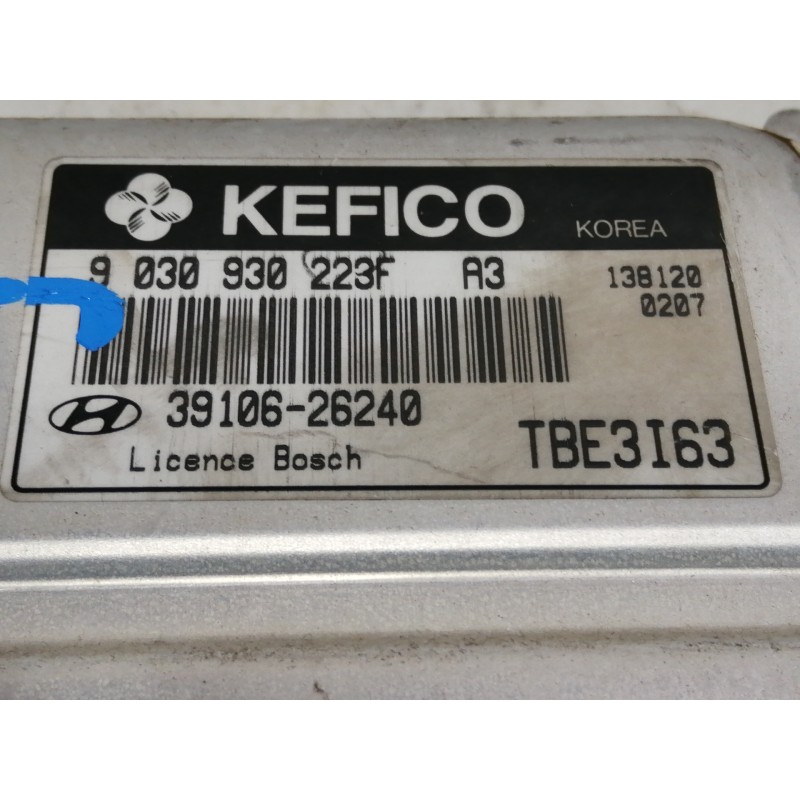 Recambio de centralita motor uce para hyundai getz (tb) 1.6 gls referencia OEM IAM 3910626240  