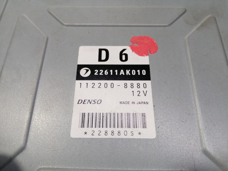 Recambio de centralita motor uce para subaru forester s11 (sg) 2.0 xt turbo referencia OEM IAM 22611AK010 1122008880 