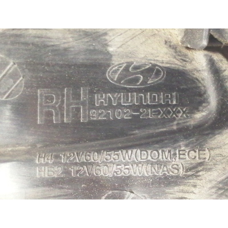 Recambio de faro derecho para hyundai tucson (jm) 2.0 crdi premium 4x4 referencia OEM IAM 921022EXXX  