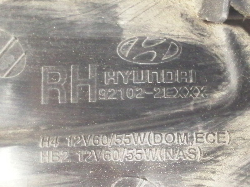 Recambio de faro derecho para hyundai tucson (jm) 2.0 crdi premium 4x4 referencia OEM IAM 921022EXXX  