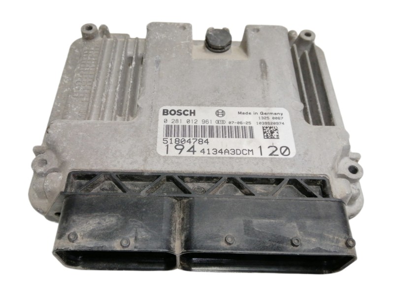 Recambio de centralita motor uce para fiat croma (194) 1.9 8v multijet active (12.2007) referencia OEM IAM 0281012961 51804784 1