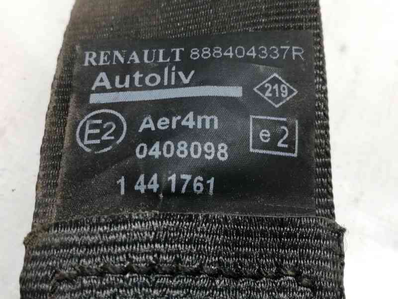 Recambio de cinturon seguridad trasero derecho para renault laguna iii bt3s referencia OEM IAM 888404337R 6040724 5 PUERTAS