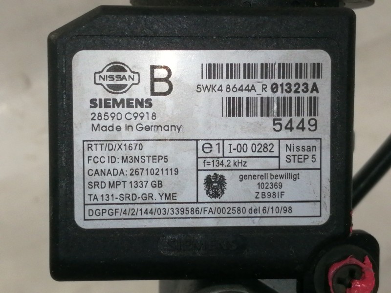 Recambio de columna direccion para nissan primera berlina (p11) comfort referencia OEM IAM 28590C9918  