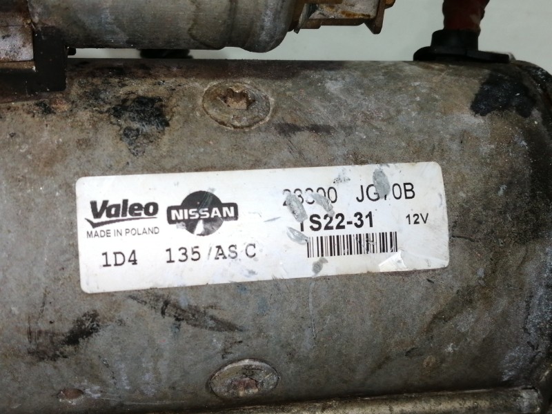 Recambio de motor arranque para nissan x-trail (t31) se referencia OEM IAM 23300JG70B  