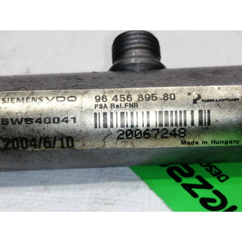 Recambio de rampa inyectora para peugeot 308 gt referencia OEM IAM 9645689580  