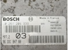 Recambio de centralita motor uce para citroën xsara berlina referencia OEM IAM 0261204939 0261204939 9633184780 2